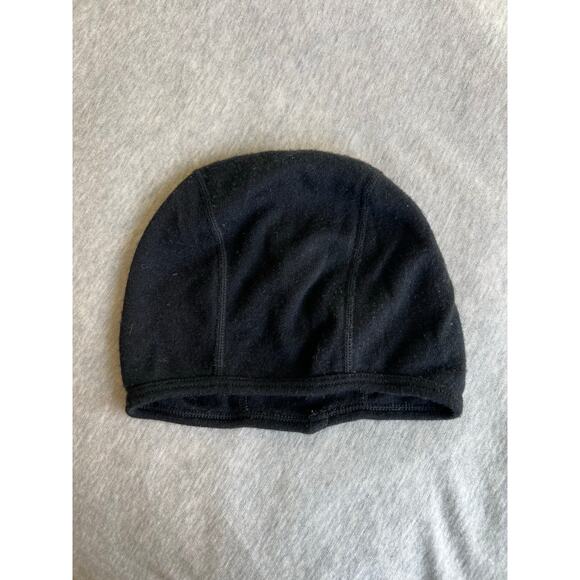 Smartwool Headliner 100% merino wool under helmet hat adult black ski snowboard - Picture 2 of 5